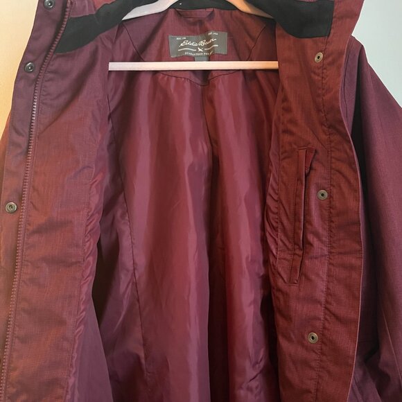 Eddie Bauer Girl on the Go Raincoat Size XL Cranberry - Picture 2 of 4
